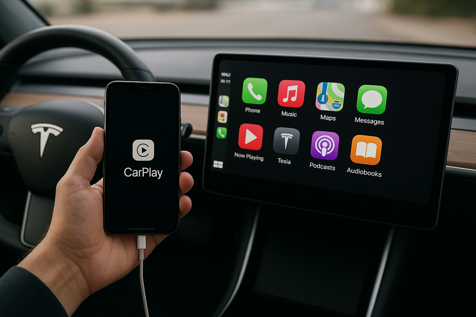 테슬라 애플카플레이