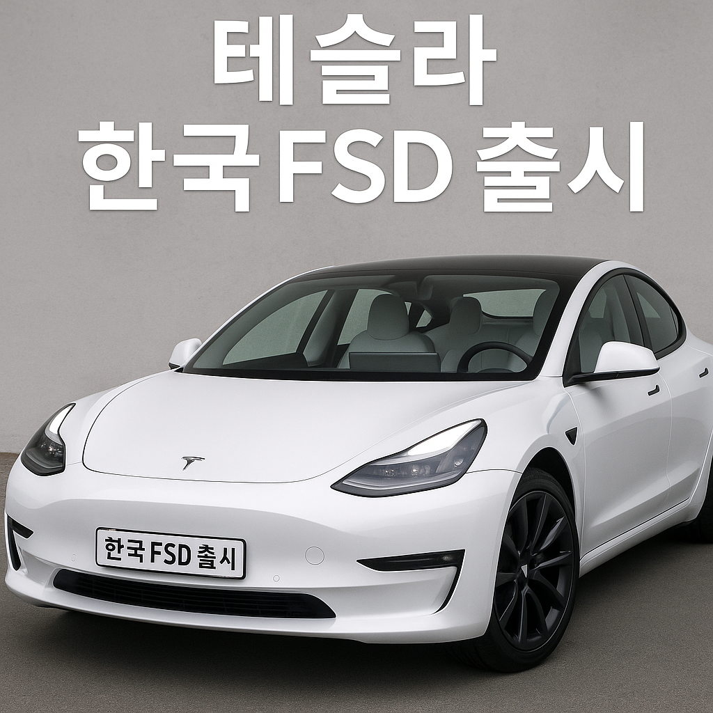 테슬라 한국 FSD 출시 썸네일